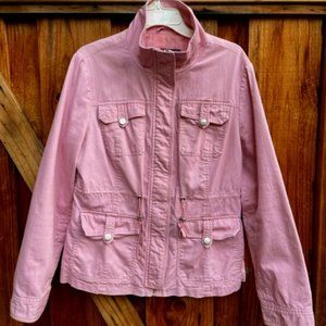 BNCI by Blanc Noir Slub Jacket PINK BRIDGE (SIZE LARGE)